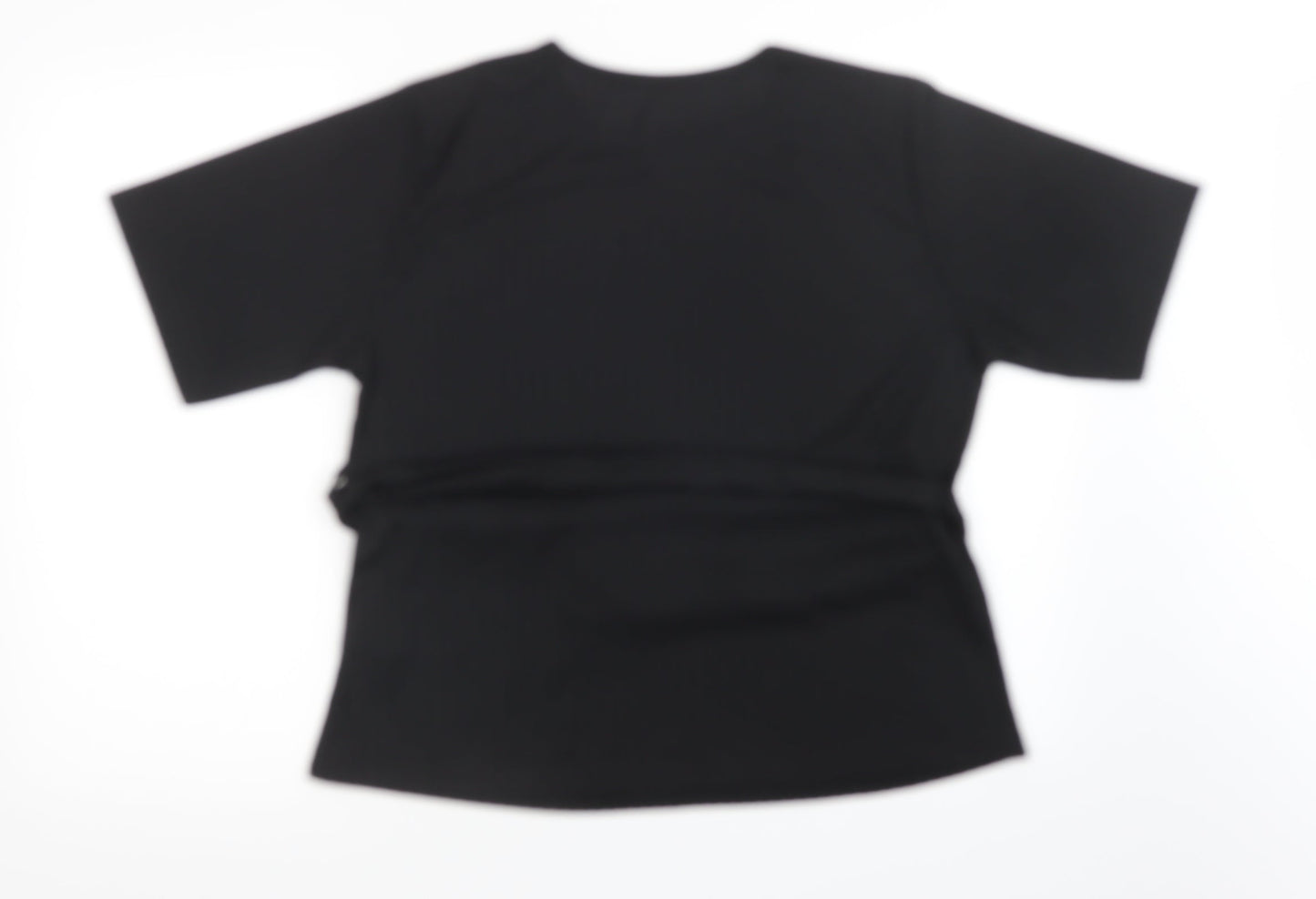 Boohoo Womens Black   Basic T-Shirt Size 12