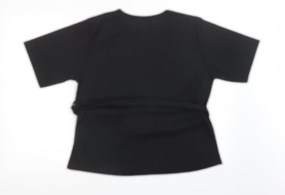 Boohoo Womens Black   Basic T-Shirt Size 12
