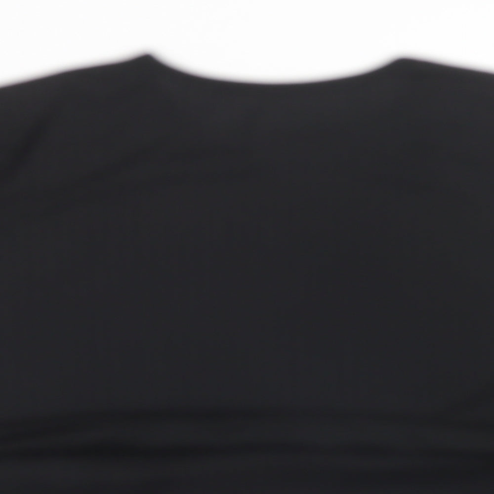 Boohoo Womens Black   Basic T-Shirt Size 12