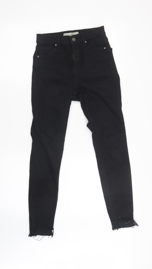 Topshop Womens Black   Skinny Jeans Size 28 in L30 in