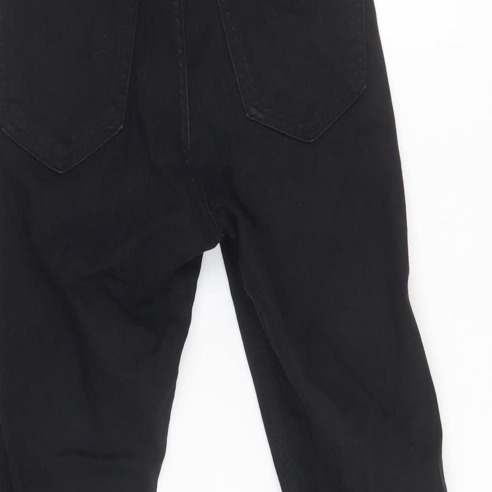 Topshop Womens Black   Skinny Jeans Size 28 in L30 in