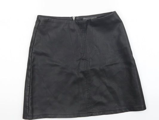 Primark Womens Black   A-Line Skirt Size 8