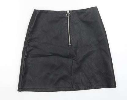 Primark Womens Black   A-Line Skirt Size 8