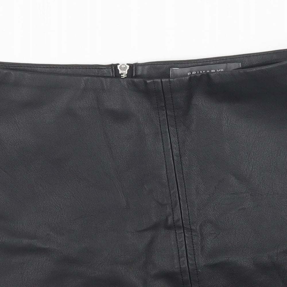 Primark Womens Black   A-Line Skirt Size 8