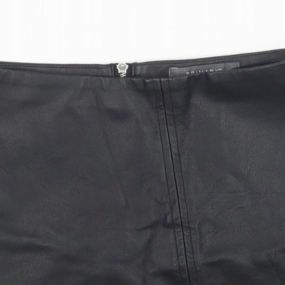 Primark Womens Black   A-Line Skirt Size 8