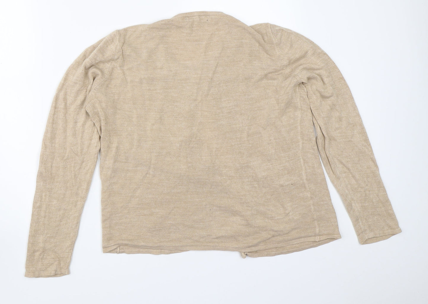 Womens UK Size S Bonmarché Beige Cardigan Jumper