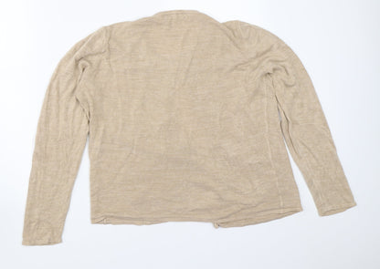 Womens UK Size S Bonmarché Beige Cardigan Jumper