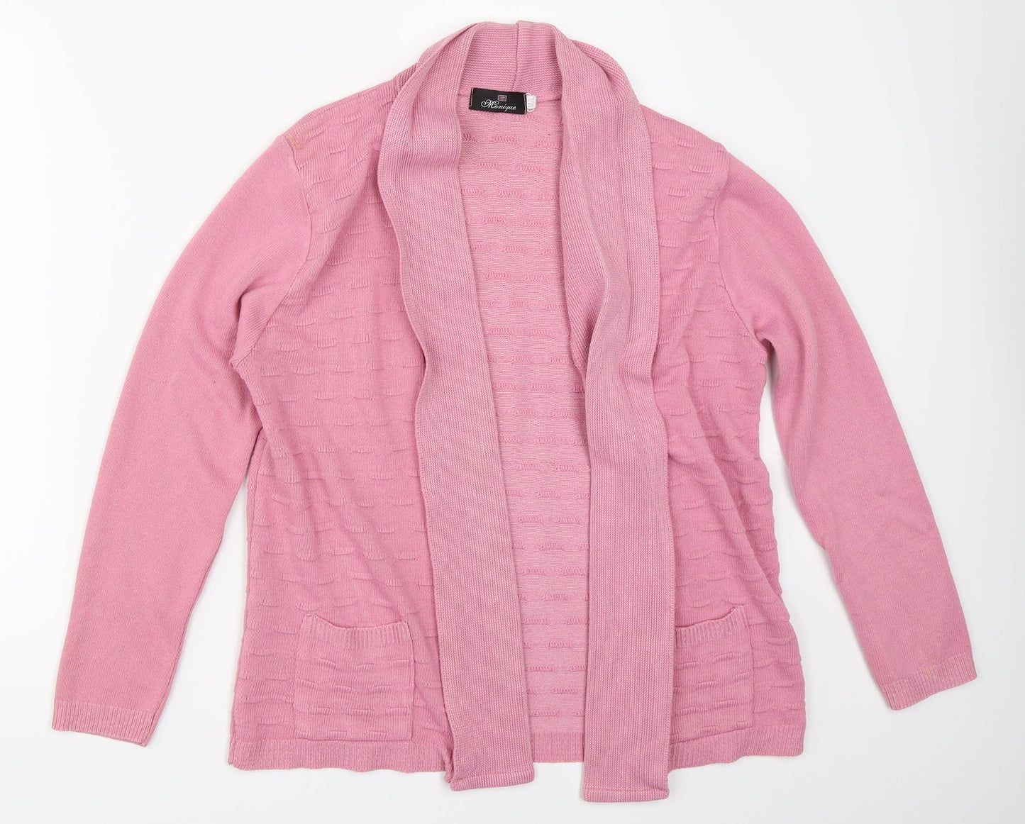 Womens UK Size M Monique Pink Cardigan Jumper