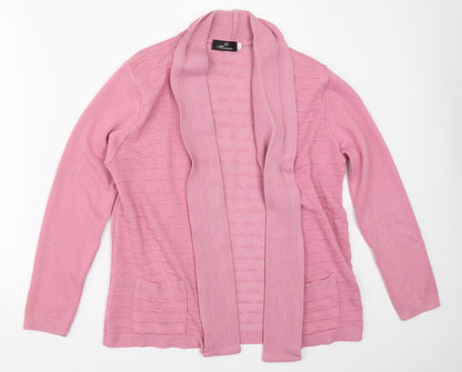 Womens UK Size M Monique Pink Cardigan Jumper