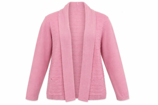 Womens UK Size M Monique Pink Cardigan Jumper