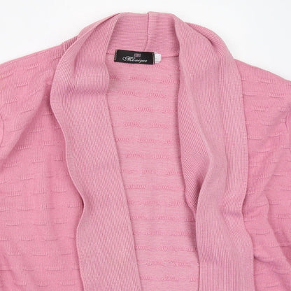 Womens UK Size M Monique Pink Cardigan Jumper