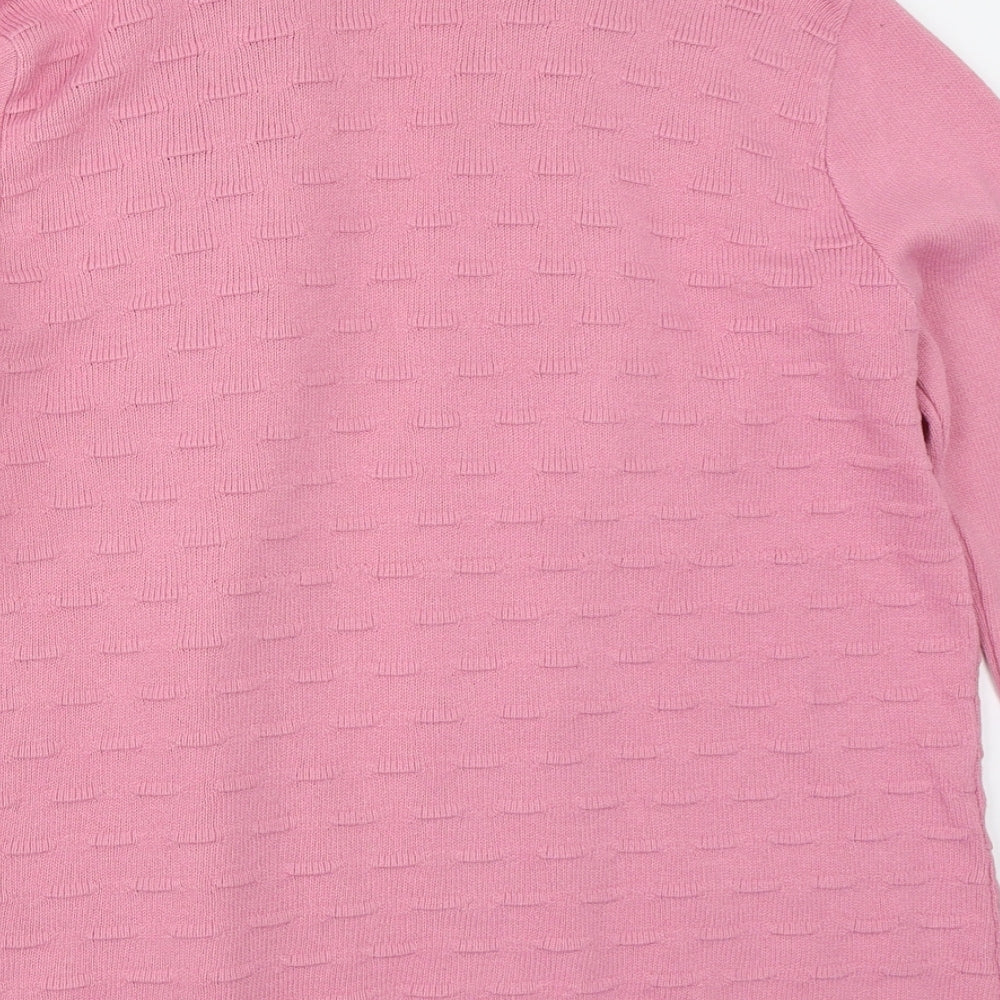 Womens UK Size M Monique Pink Cardigan Jumper