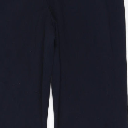 Womens UK Size 12 Marks and Spencer Regular Fit  Blue Trousers