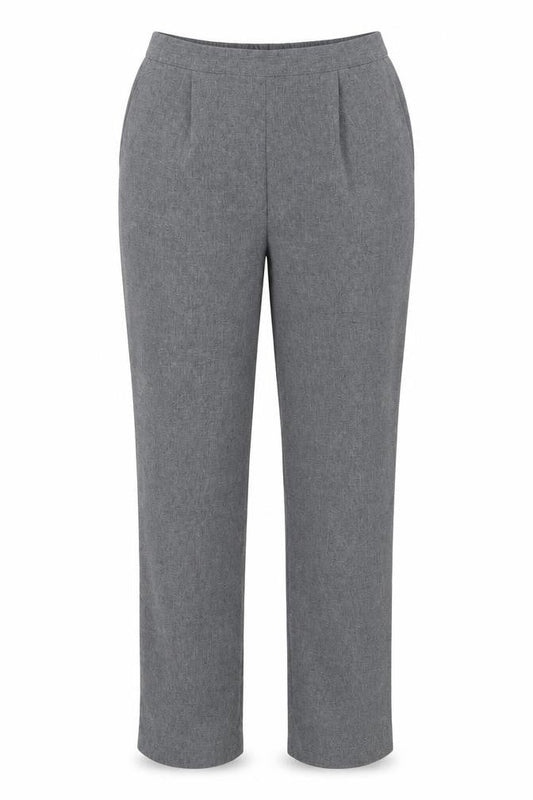 Womens UK Size 12 Bonmarché Regular Fit  Grey Trousers
