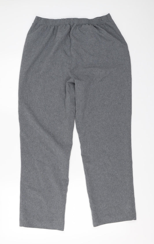Bonmarché Womens Grey   Trousers  Size 12 L26 in