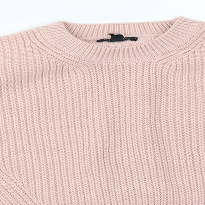 Womens UK Size S New Look Pink Pullover Jumper