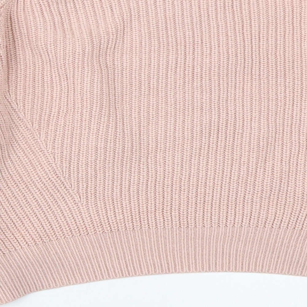Womens UK Size S New Look Pink Pullover Jumper