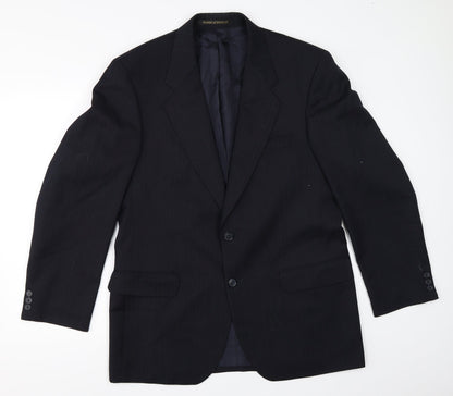 Mens UK Size 40 Marks and Spencer Regular Blue Suit Jacket