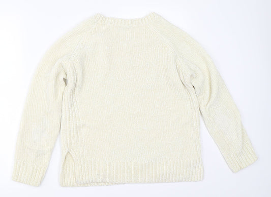 George Womens Ivory   Pullover Jumper Size 8