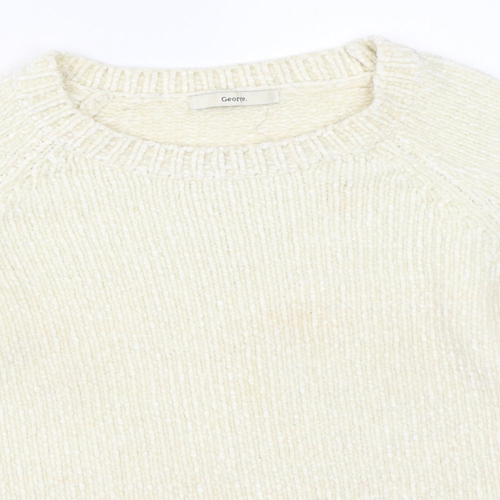 George Womens Ivory   Pullover Jumper Size 8