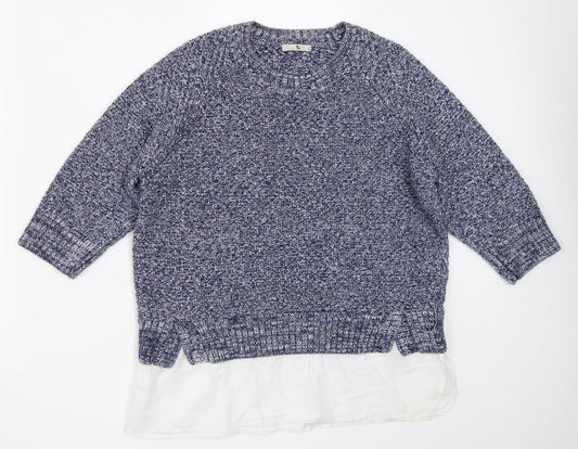 TU Womens Blue   Pullover Jumper Size 14