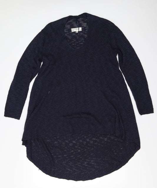 Womens UK Size S Vouley Vous Blue Tunic Jumper