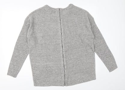 Womens UK Size M Atmosphere Grey Pullover Jumper