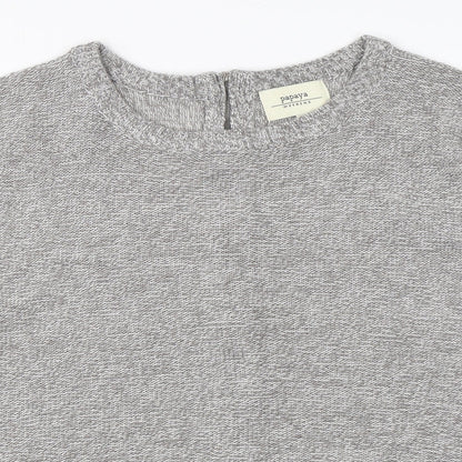 Womens UK Size M Atmosphere Grey Pullover Jumper