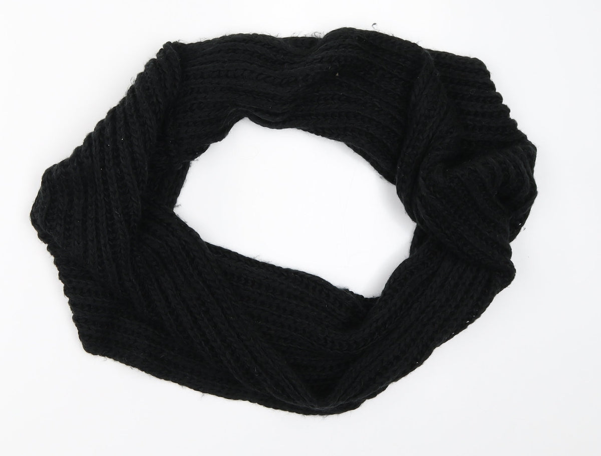 Preworn Womens Black    Scarf
