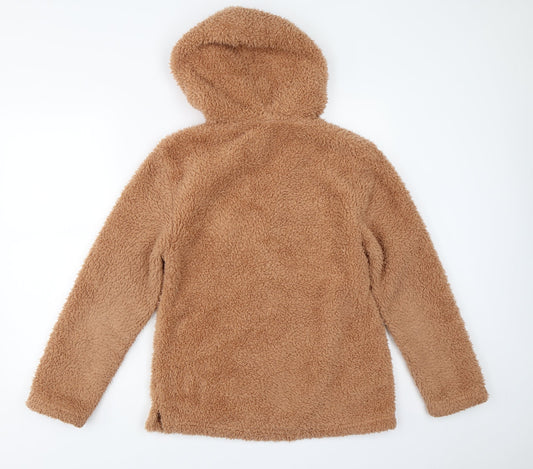 Womens UK Size S NEXT Brown Pullover Hoodie