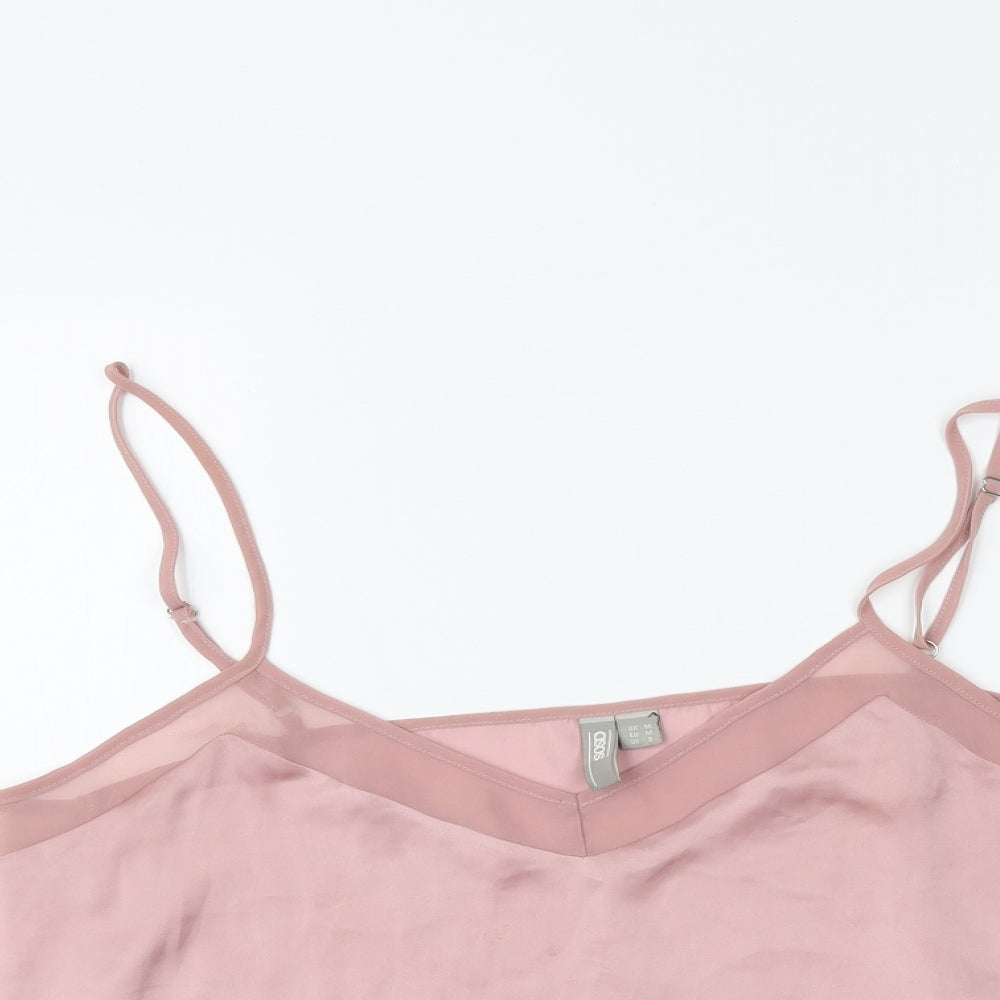Womens UK Size M ASOS Pink Camisole Tank