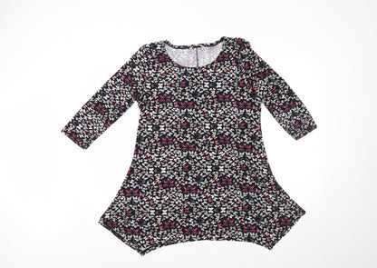 Pebble Beach Womens Multicoloured Animal Print  Fit & Flare  Size 14