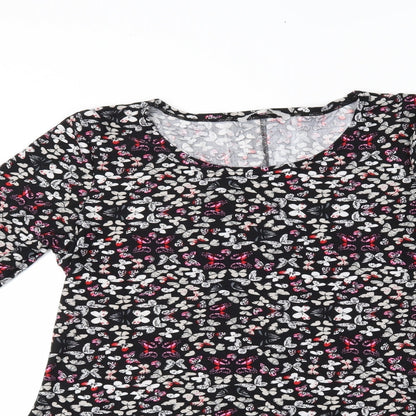 Pebble Beach Womens Multicoloured Animal Print  Fit & Flare  Size 14