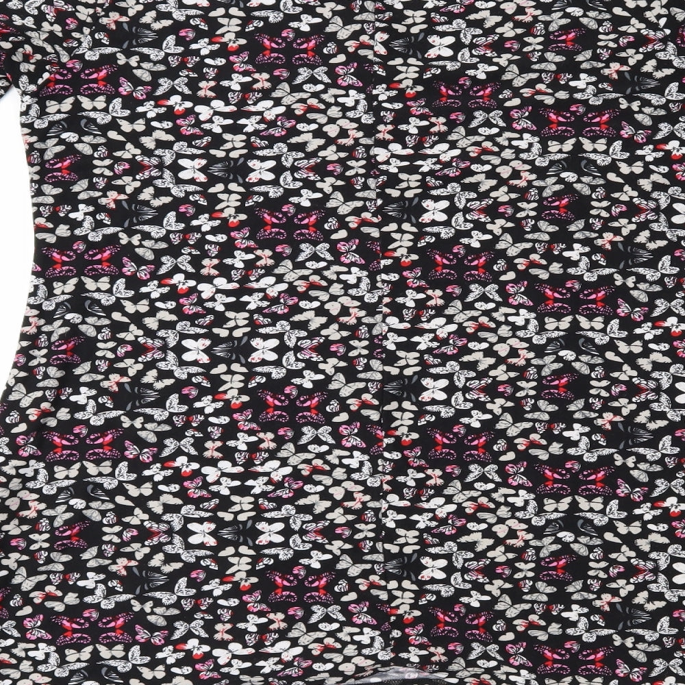 Pebble Beach Womens Multicoloured Animal Print  Fit & Flare  Size 14