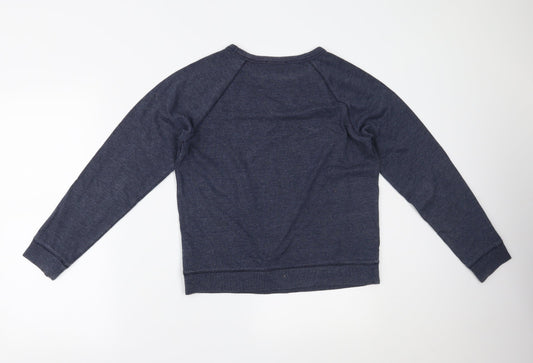 Womens UK Size S Marks and Spencer Blue Pullover Jumper