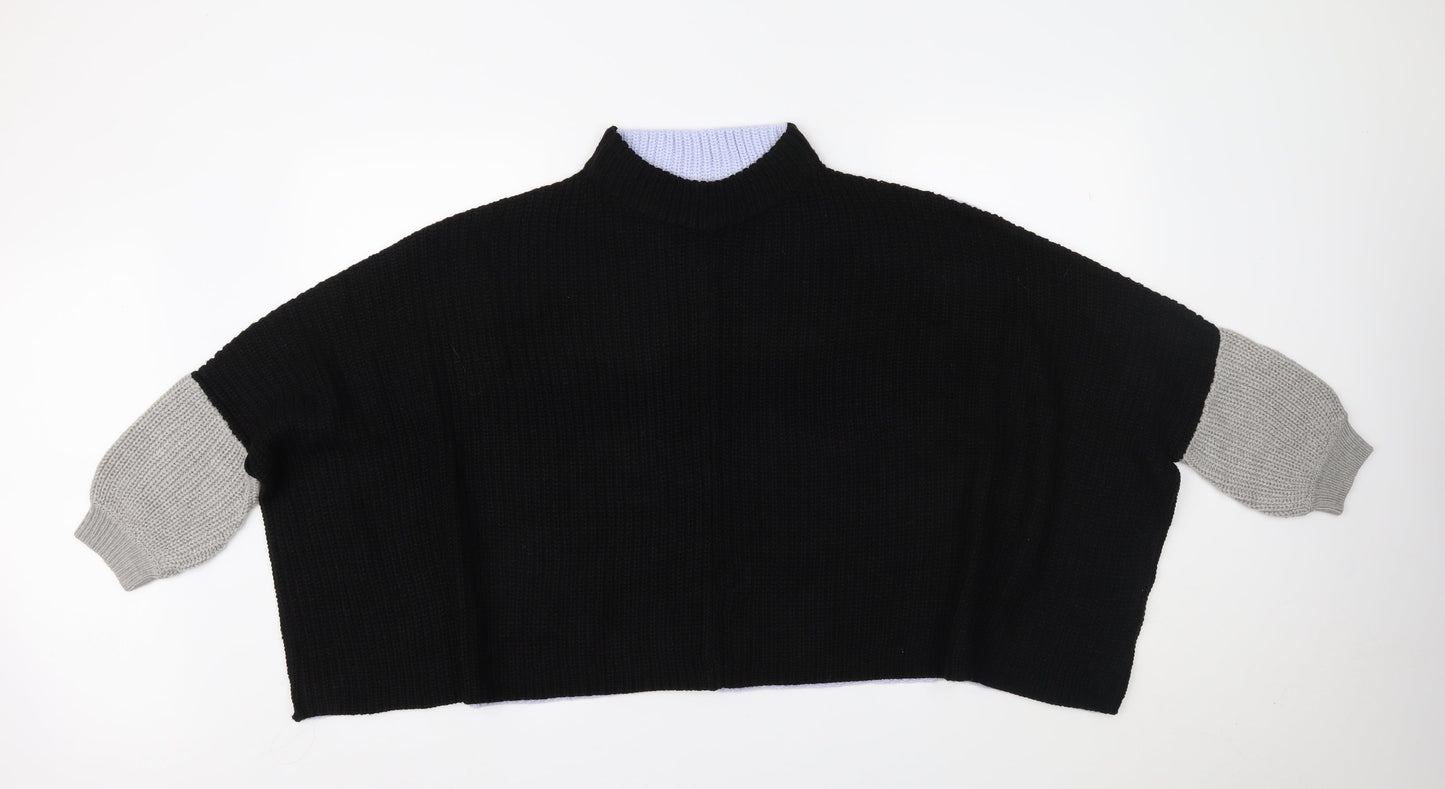 Womens UK Size 6 Threadbare Multicoloured Henley Jumper