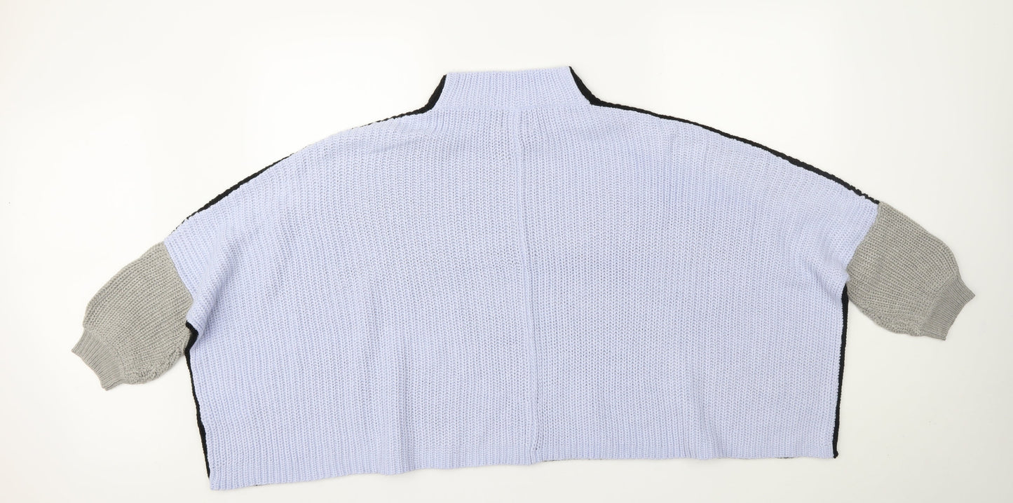 Womens UK Size 6 Threadbare Multicoloured Henley Jumper