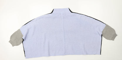 Womens UK Size 6 Threadbare Multicoloured Henley Jumper