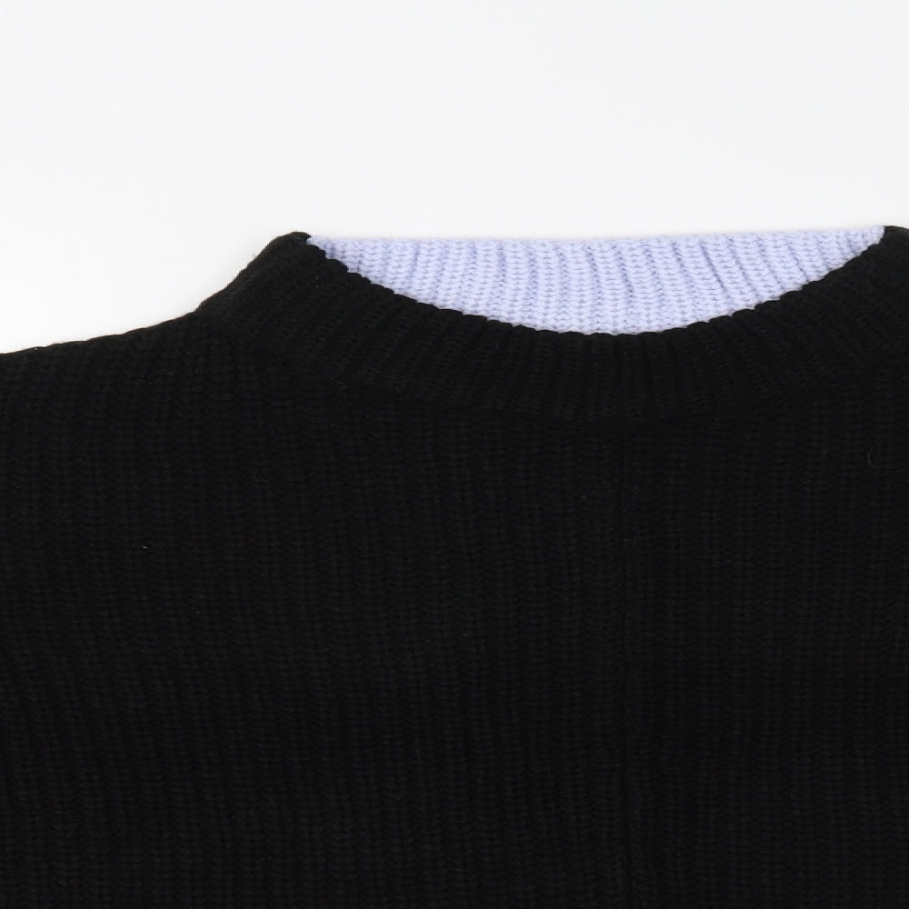 Womens UK Size 6 Threadbare Multicoloured Henley Jumper