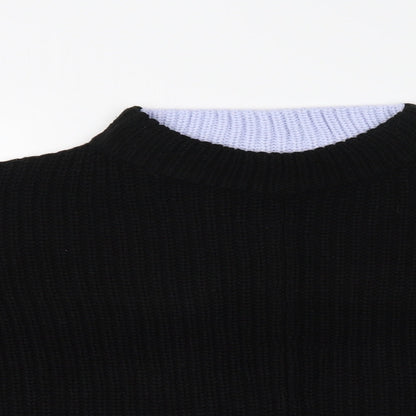 Womens UK Size 6 Threadbare Multicoloured Henley Jumper