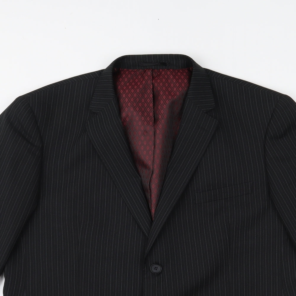 Mens UK Size  Taylor & Wright Regular Black Suit Jacket