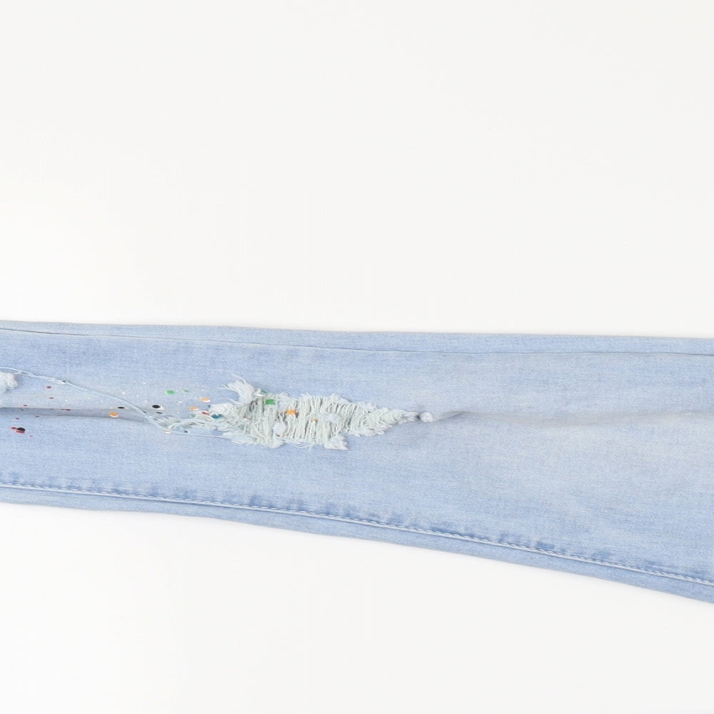 Good For Nothing Womens Blue  Denim Skinny Jeans Size M L27.5 in