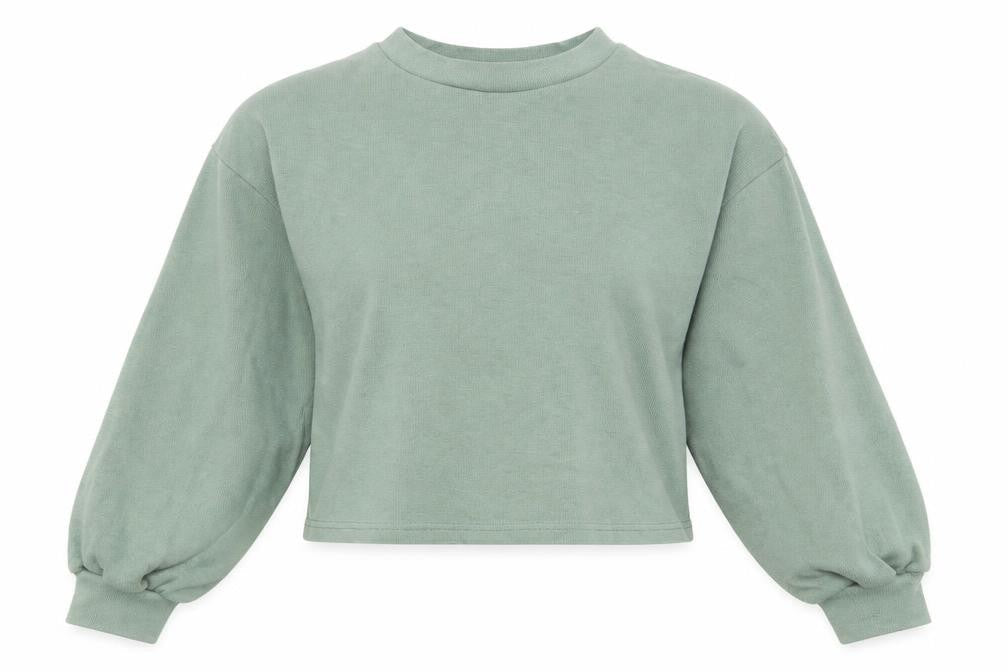 Womens UK Size M SheIn Green Pullover Jumper