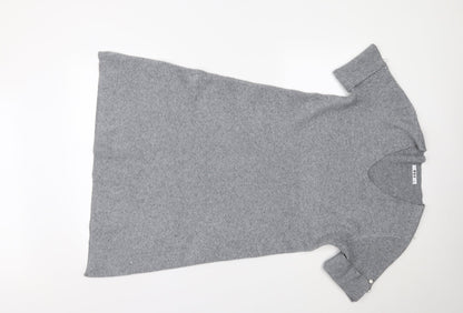 M&V Womens Grey   Jumper Dress  Size M