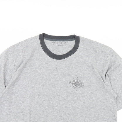 Cargo Bay Womens Grey   Basic T-Shirt Size M