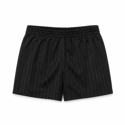 George Boys Black Striped  Sweat Shorts Size 6 Years - school football