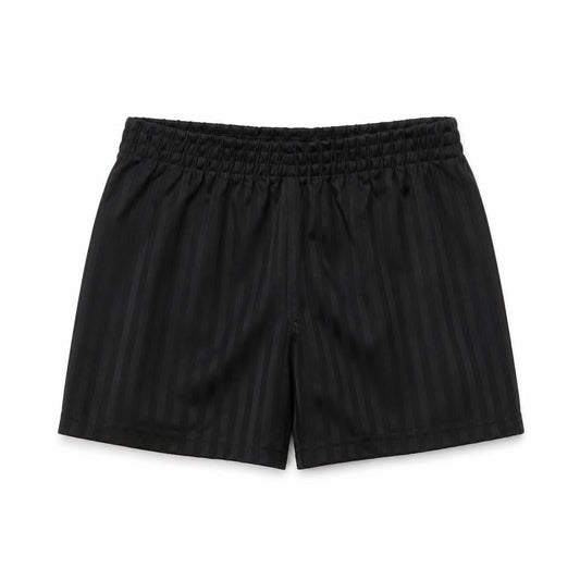 George Boys Black Striped  Sweat Shorts Size 6 Years - school football