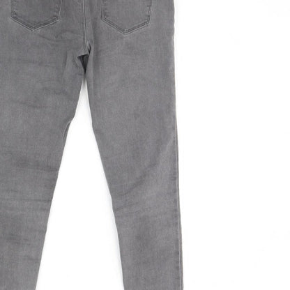 Denim & Co. Girls Grey  Denim Skinny Jeans Size 11 Years