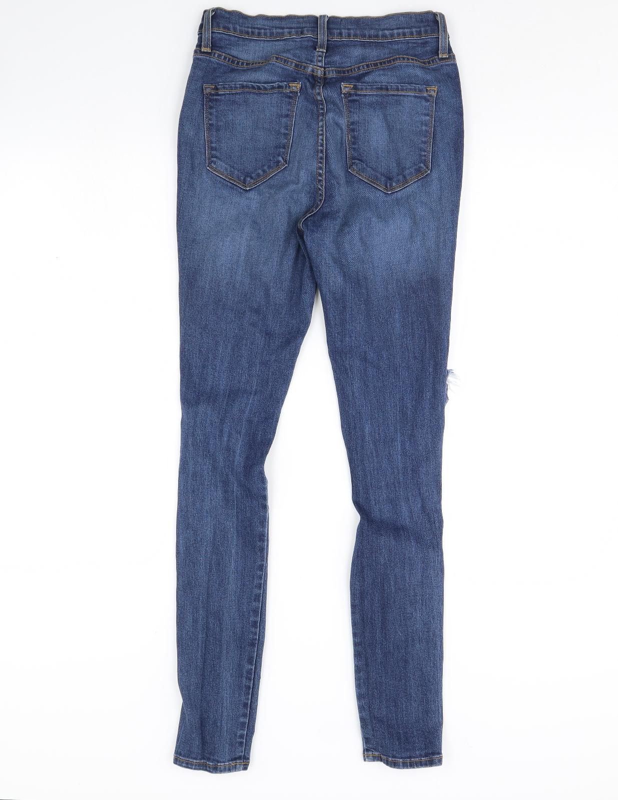 Fashion Nova Womens Blue  Denim Skinny Jeans Size 28 in L29 in