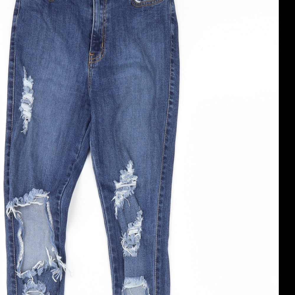 Fashion Nova Womens Blue  Denim Skinny Jeans Size 28 in L29 in